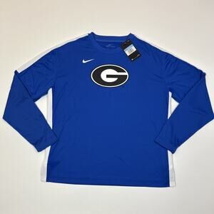 Georgia Bulldogs Nike Dri-Fit Long Sleeve Shirt Women’s Medium Basketball NWT